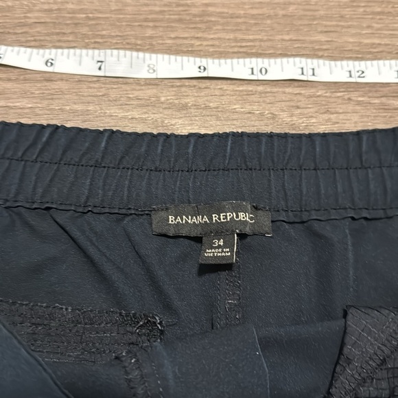 Banana‎ Republic Black pants men’s size 34 lightweight athletic pants pockets - Picture 9 of 15